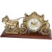 Rhythm(Japan) Carriage Clock with Wooden Base RRS (Real Rhythm Symphony) Clock